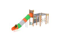 KLX-2021 Dice Climber with Tube Slide