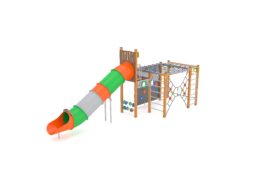 KLX-2021 Dice Climber with Tube Slide