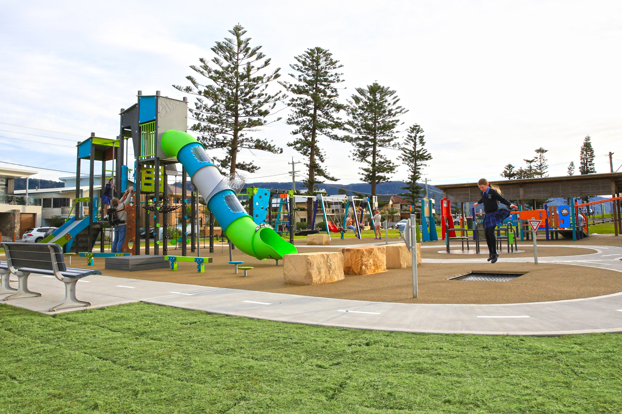 Bulli Beach Reserve playground upgrade by CRS