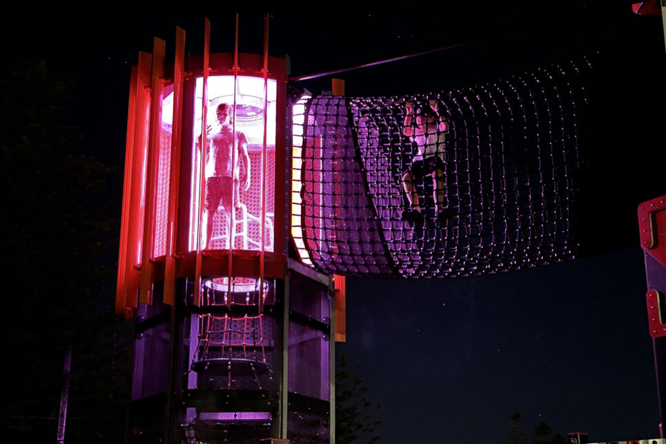 The Red Lamp Playspace Night, Reddall Reserve